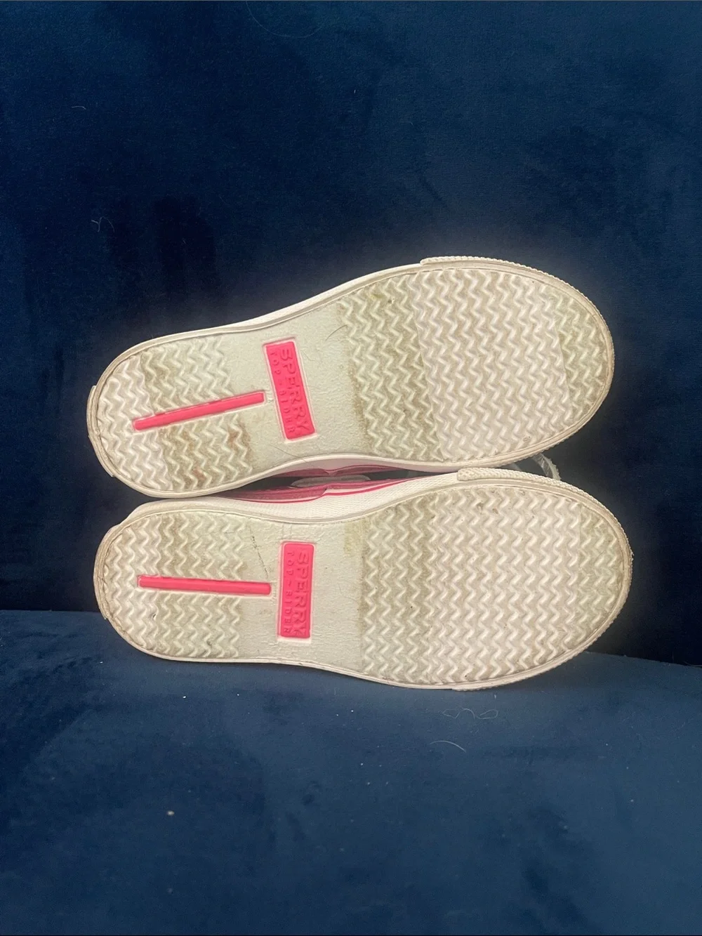 Sperry Kids Pink Sequin Slip-On Boat Shoes